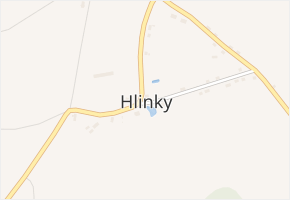 Hlinky v obci Stanovice - mapa části obce