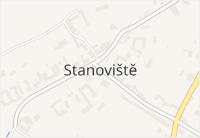 Stanoviště v obci Stanoviště - mapa části obce