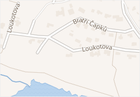 Loukotova v obci Stará Huť - mapa ulice