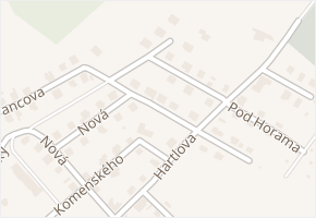 Na Slunné stráni v obci Stará Paka - mapa ulice