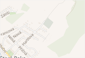 Na Vyhlídce v obci Stará Paka - mapa ulice