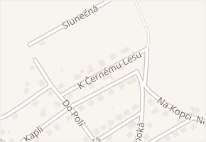 K Černému Lesu v obci Stará Ves nad Ondřejnicí - mapa ulice