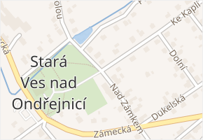 Nad Zámkem v obci Stará Ves nad Ondřejnicí - mapa ulice