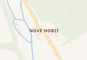 Nové Hobzí v obci Staré Hobzí - mapa části obce