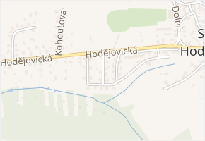 Luční v obci Staré Hodějovice - mapa ulice