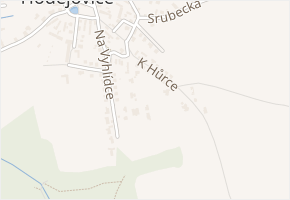 Na Vyhlídce v obci Staré Hodějovice - mapa ulice