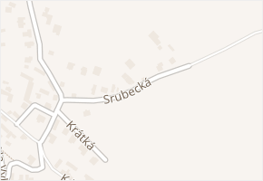 Srubecká v obci Staré Hodějovice - mapa ulice