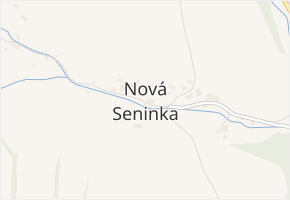 Nová Seninka v obci Staré Město - mapa části obce