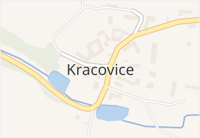 Kracovice v obci Stařeč - mapa části obce