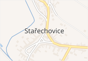 Stařechovice v obci Stařechovice - mapa části obce