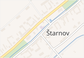 Štarnov v obci Štarnov - mapa části obce