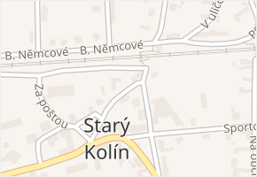 Nádražní v obci Starý Kolín - mapa ulice