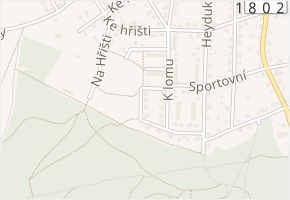 Jedlová v obci Starý Plzenec - mapa ulice