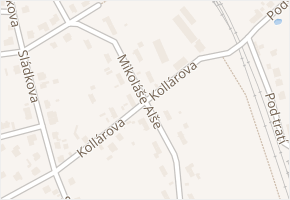 Mikoláše Alše v obci Starý Plzenec - mapa ulice