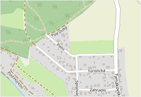 Polní v obci Starý Plzenec - mapa ulice