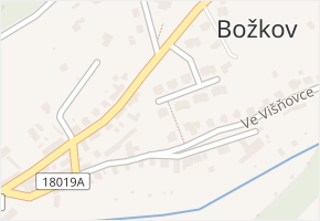 Švestková v obci Starý Plzenec - mapa ulice