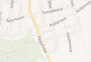 U Šimiců v obci Starý Plzenec - mapa ulice