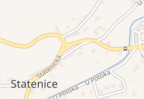Svatojánská v obci Statenice - mapa ulice