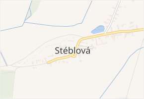 Stéblová v obci Stéblová - mapa ulice