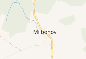 Milbohov v obci Stebno - mapa části obce