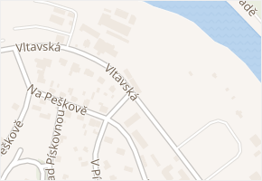 Vltavská v obci Štěchovice - mapa ulice