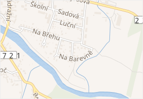 Krátká v obci Štěchovice - mapa ulice