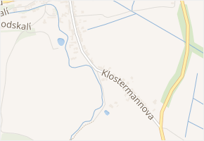 Klostermannova v obci Štěkeň - mapa ulice