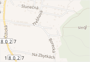 Borecká v obci Štěnovice - mapa ulice