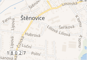 Buková v obci Štěnovice - mapa ulice