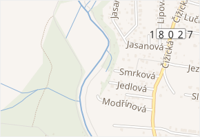 Modřínová v obci Štěnovice - mapa ulice