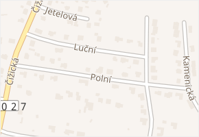 Polní v obci Štěnovice - mapa ulice