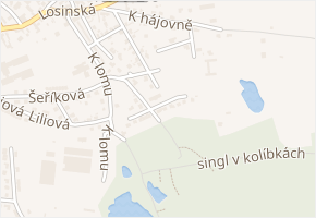 Ve Višňovce v obci Štěnovice - mapa ulice