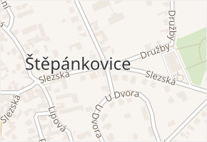 Slezská v obci Štěpánkovice - mapa ulice