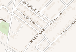 Hybešova v obci Štěpánov - mapa ulice