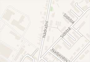 Nádražní v obci Štěpánov - mapa ulice