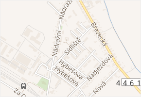 Sídliště v obci Štěpánov - mapa ulice