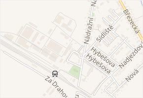 Tovární v obci Štěpánov - mapa ulice