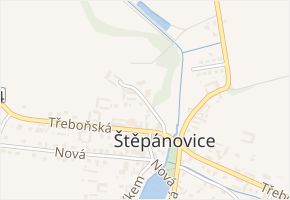 Školní v obci Štěpánovice - mapa ulice
