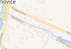 Třeboňská v obci Štěpánovice - mapa ulice