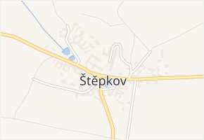 Štěpkov v obci Štěpkov - mapa části obce