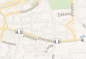 Anenská v obci Šternberk - mapa ulice