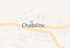 Chabičov v obci Šternberk - mapa části obce