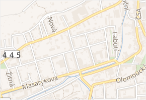 Krampolova v obci Šternberk - mapa ulice