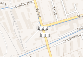 Masarykova v obci Šternberk - mapa ulice