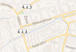 Nábřežní v obci Šternberk - mapa ulice