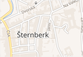 Radniční v obci Šternberk - mapa ulice