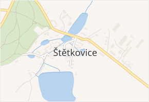Štětkovice v obci Štětkovice - mapa části obce