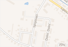 Spojovací v obci Stěžery - mapa ulice