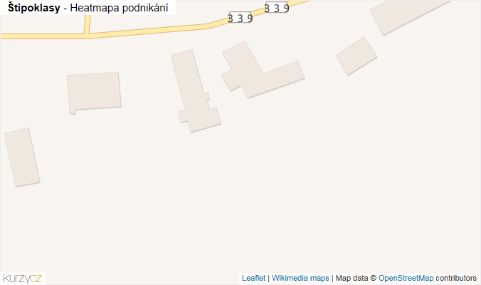 Mapa Štipoklasy - Firmy v obci.