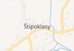 Štipoklasy v obci Štipoklasy - mapa části obce